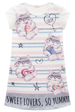 Vestido Infanti Gatinhos - comprar online