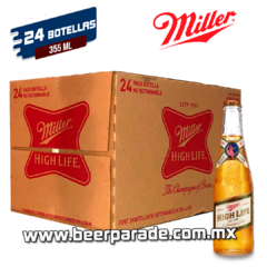 Caja cerveza Miller High Life 24 piezas de 355 ml - Beer Parade
