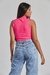 Regata Canelada Neon Rosa - comprar online