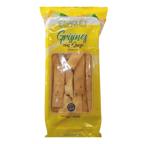 GRISINES SIN TACC QUESO 140 GR - NAQUET