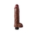 King Cock 10" Vibrating Cock w/Balls Brown en internet