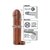 Perfect 2" Extension with Ball Strap Brown - Sex Shop | EXTASY Argentina