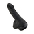 King Cock 6" With Balls Black