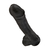 King Cock 13" With Balls Black
