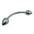 Double Steel Plug Curved - tienda online