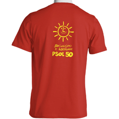 CAMISETA UNISSEX DO PSOL: SOCIALISMO E LIBERDADE - Dom Camisetas