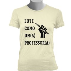 CAMISETA BABY LOOK LUTE COMO UM(A) PROFESSOR(A) - loja online