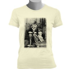 CAMISETA BABY LOOK DO CHAPLIN: VIDA DE CACHORRO