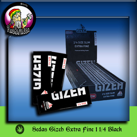 SEDAS GIZEH BLACK PAPEL EXTRA FINO 1 1/4