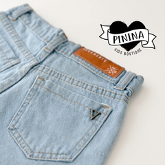 SHORT JEAN MEGAN CELESTE ULTRA CLARO - Pinina Kids Boutique