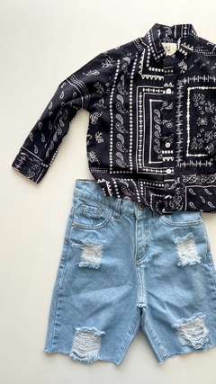 BERMUDA JOHN DENIM CELESTE - tienda online