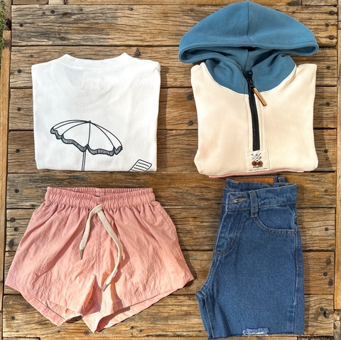 SHORT SUMMER POOL ROSA