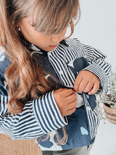 CHEMISE STRIPES COMBINADO - Pinina Kids Boutique