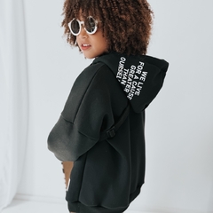 Imagen de BUZO HOOD OVERSIZE NEGRO