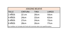 JOGGING BELIVE PINTITAS - tienda online