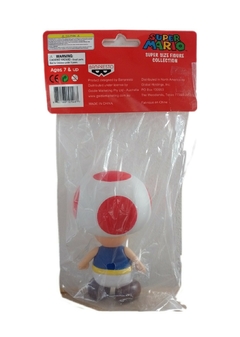 Imagen de Muñeco Articulado Honguito Toad Rojo - Mario Bros Banpresto