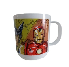 Taza Avengers Plástica Infantil 320 ml - Iron Man Hulk Capitán América Thor (Mayorista)