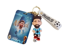 Lionel Messi Porta Sube + Llavero de Silicona Argentina (Mayorista)