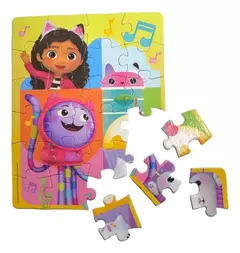 Imagen de Puzzles Rompecabezas Gabby's Dollhouse 24 y 36 Piezas - Tapimovil