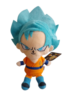 Peluche Goku SSJJ Nivel Dios Azul - Dragon Ball - (MAYORISTA)