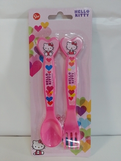 Set x 2 Cubiertos Hello Kitty Cuchara Tenedor Infantil - comprar online