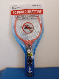 Raqueta Mata Mosquitos con Linterna Led Recargable Usb Color Rojo - Aye & Marcos Toys