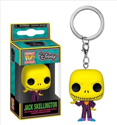 Funko Pop! Keychain Blackligth Disney Jack Skellington