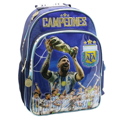 Mochila Escolar AFA Selección Argentina Messi 16 Espalda - (MAYORISTA) - comprar online