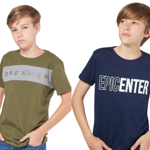 Pack X2 Remeras de niños