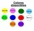 Etiquetas Autoadhesivas Color 1500 Unidades 20mm Circulo - comprar online