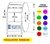 6 Rollos Etiquetas Autoadhesivas Color 80x50 mm 1000 U - comprar online