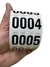 Etiqueta números Correlativos 0 Al 1000 Inventario Sticker 50x25 mm - comprar online