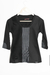 Blusa Hace (negro, rayitas, corderoy)