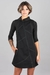 Vestido Destino fiel (corderoy negro total) - comprar online