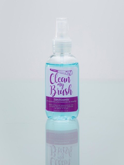 CLEAN MY BRUSH: Sanitizante para brochas y maquillaje 125ml