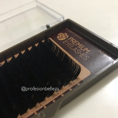 NEICHA: PREMIUM EYELASHES. Pestañas para extensión de pestañas. "Largo 14mm", "Curvatura: C". "Grosor: 0.15T"