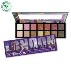 RUDE: Metropolis 14 Color Eyeshadow Palette "London"