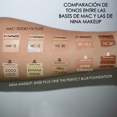 NINA MAKEUP: PLUS ONE. BASE 40ml. TONO: "BANANA MAMA" - comprar online