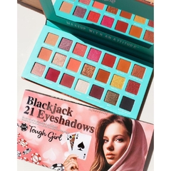 RUDE: Blackjack 21 Eyeshadows "Tough Girl" Palette.