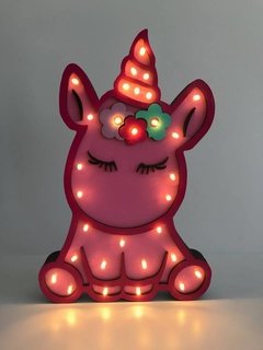 Unicornio con luces - comprar online