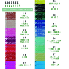 Llaveros de Acrílico de colores - comprar online