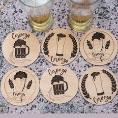 POSAVASOS DE CERVEZA (PACK DE 6 UNIDADES)