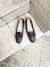 FERRAGAMO BROWN BOW LEATHER FLATS