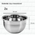 Kit 2 Bowls 28 Cm Graduados Tigela Gourmet Inox 686 - comprar online