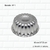 Forma Decorada Gomada Alumínio 2 Unidades Bolo Vulcão 18x7,5 cm 630 - comprar online