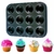 FORMA DE TEFLON PARA CUPCAKE 12 CAV.