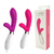 Vibrador c/ Estimulador DICK - Rosa - comprar online