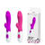 Vibrador Snappy em Silicone 19,5 x 4 cm - Rosa - comprar online