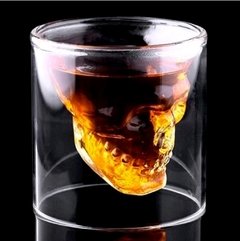 VASO DE WHISKY CALAVERA 10 CM - Regalos Distintos / Regalos Originales / Regalos Navidad