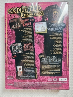 The Exploited - The Chaos Files 3CD + DVD - comprar online